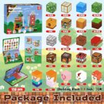 بلاک‌های مغناطیسی 150 تکه ماینکرفت mincraft - اسباب‌بازی‌های ساختنی STEM برای کودکان - Image 2