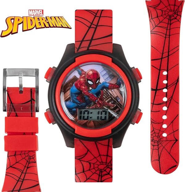 ساعت دیجیتال اسپایدرمن کودکان Accutime با نمایشگر LCD - Image 4
