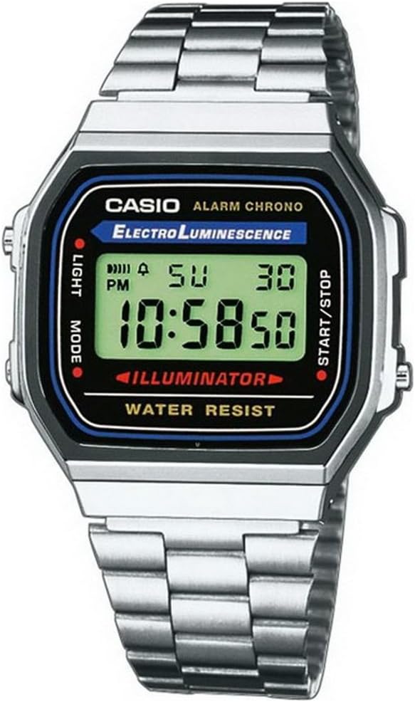 ساعت کوارتز کاسیو زنانه و مردانه A168WA-1WDF | Casio A168WA-1WDF - Image 1 ساعت کوارتز کاسیو زنانه و مردانه A168WA-1WDF | Casio A168WA-1WDF