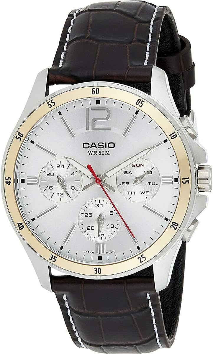 ساعت مچی کاسیو استیل | Casio Stainless Steel Analog Watch مدل MTP-1374L-7AVDF - Image 1 ساعت مچی کاسیو استیل | Casio Stainless Steel Analog Watch مدل MTP-1374L-7AVDF