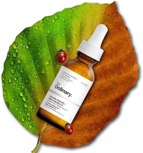 اسید آسکوربیک ۸% + آلفا آربوتین ۲% | The Ordinary ویتامین C 30 میلی‌لیتر