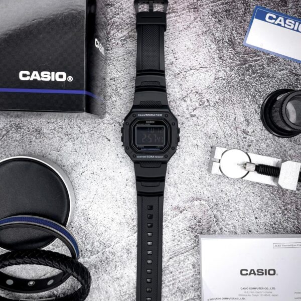 ساعت کاسیو مردانه W-218H-1BVDF | Casio W218H-1B