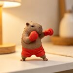 فیگور پلاستیکی کاپیبرا فانتزی با حالت نشسته و ایستاده