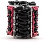 کیـت مدل موتور V8 جِکهَه | jkahh V8 Engine Model Kit مدل fdj-001 - Image 4