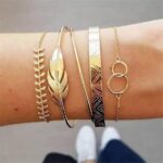 دستبند کریستالی چندلایه شاینینگ دیوا مدل 13075b | Shining Diva