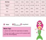 لباس پری دریایی دخترانه کیدز | Mermaid 9 تکه MC50408-CF