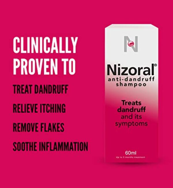 Nizoral شامپو ضد شوره کتوکونازول | Nizoral Anti Dandruff 60 میلی‌لیتر