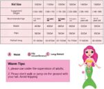 لباس پری دریایی دخترانه کیدز | Mermaid 9 تکه MC50408-CF