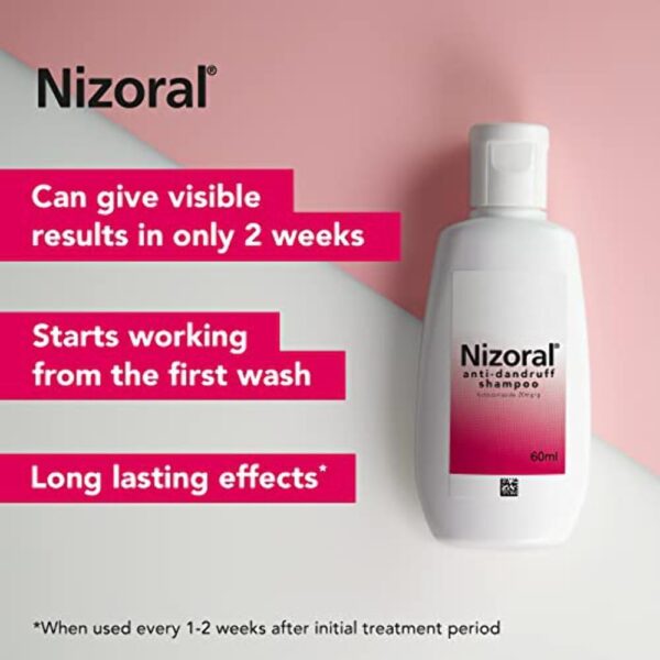 Nizoral شامپو ضد شوره کتوکونازول | Nizoral Anti Dandruff 60 میلی‌لیتر