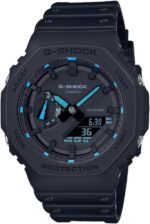 ساعت دیجیتال کوارتز کاسیو GA-2100-1A2ER آبی | Casio GA-2100-1A2ER