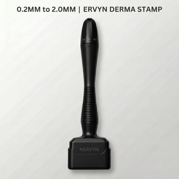 درم استمپ میکرونیدلینگ ERVYN | ERVYN Derma Stamp مشکی 140 پین تیتانیوم