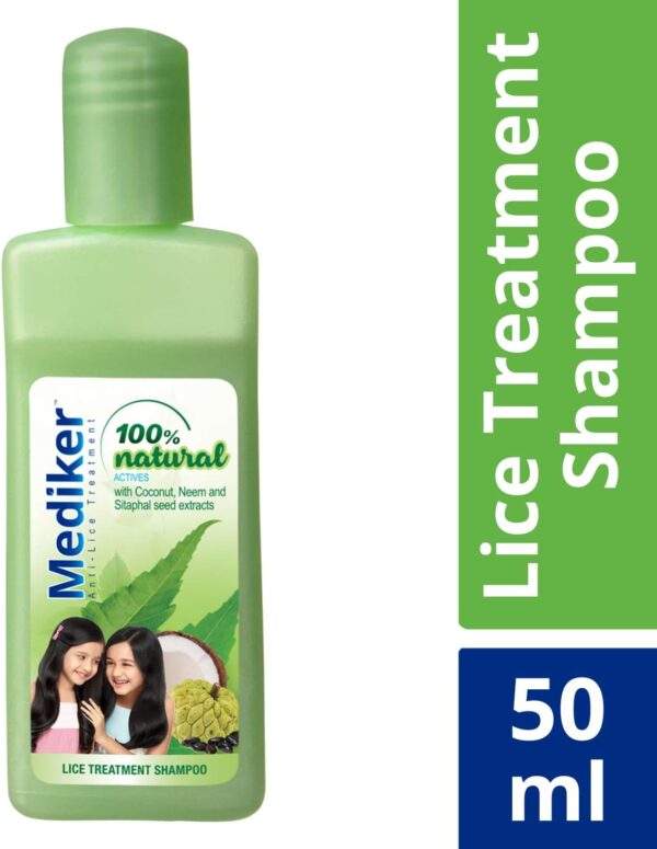 شامپو درمان شپش مدیکر 50 میلی‌لیتر | Mediker Anti-Lice Treatment
