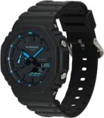 ساعت دیجیتال کوارتز کاسیو GA-2100-1A2ER آبی | Casio GA-2100-1A2ER