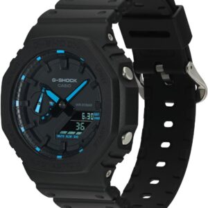 ساعت دیجیتال کوارتز کاسیو GA-2100-1A2ER آبی | Casio GA-2100-1A2ER