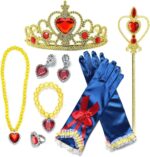 لباس پرنسسی دخترانه کاراکتر اسنو وایت | Princess dress Snow costume | Generic