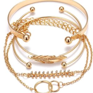 دستبند کریستالی چندلایه شاینینگ دیوا مدل 13075b | Shining Diva