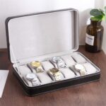 جعبه ساعت 12 خانه ELECDON | Watch Box Organizer | مشکی