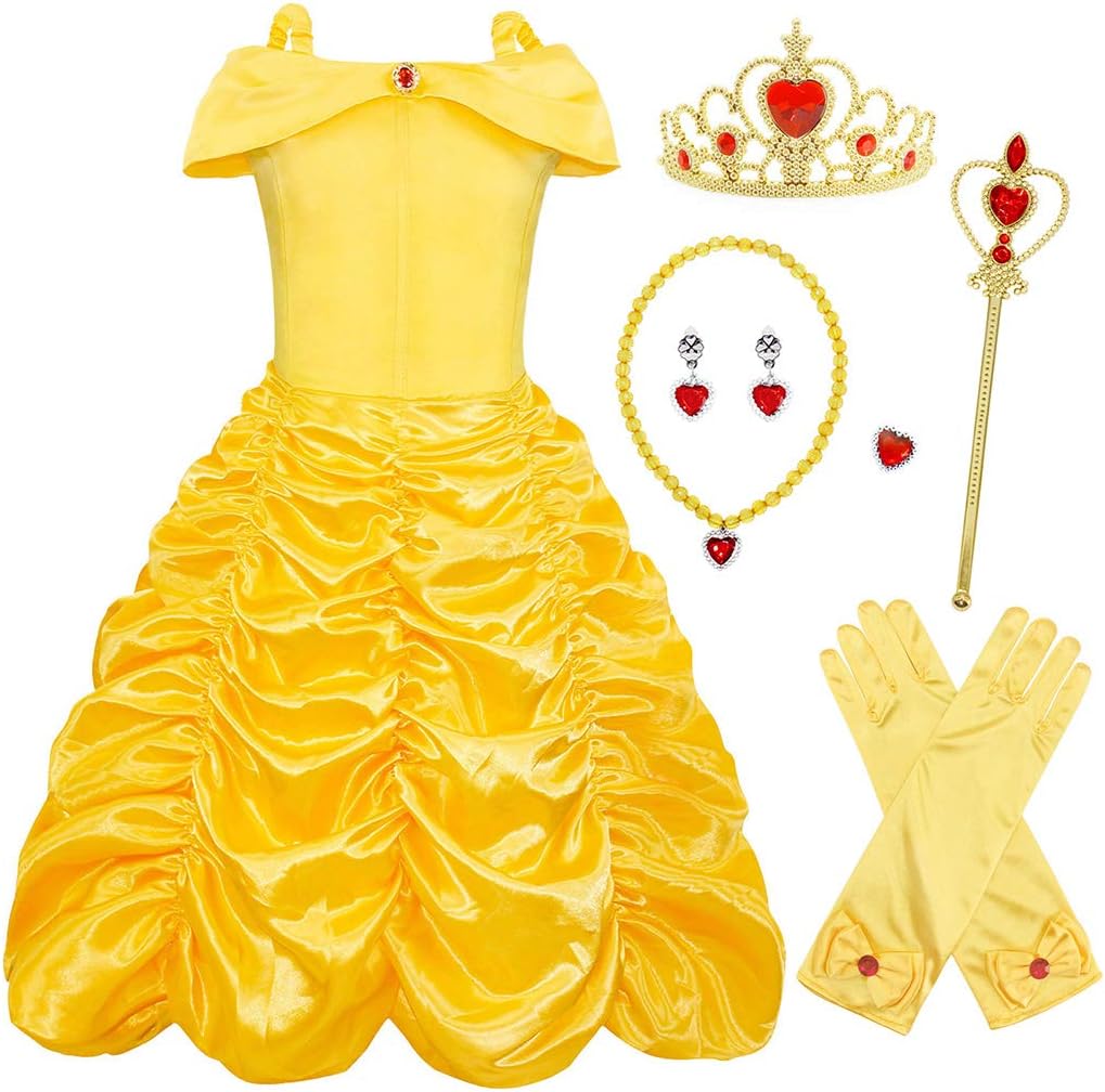 لباس پرنسسی دخترانه آملزبارلی | AmzBarley Princess Costume - Image 1 لباس پرنسسی دخترانه آملزبارلی | AmzBarley Princess Costume