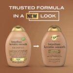 شامپو کراتین OGX Ever Straightening+ | Brazilian Keratin Therapy 385ml