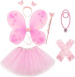 لباس پری دخترانه ژوری با لباس پروانه | Jury Girls Fairy Costume Set