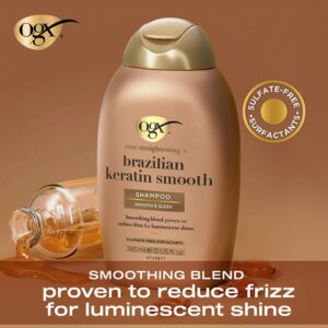 شامپو کراتین OGX Ever Straightening+ | Brazilian Keratin Therapy 385ml