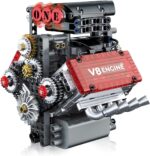 کیت موتور V8 478 قطعه KASTWAVE | مدل کارکرددار با صدا