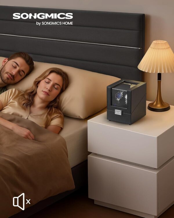 دستگاه ویندر ساعت اتوماتیک SONGMICS مدل JWB031B01 | 2 ساعت