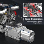 کیت موتور V8 Mould King 10203 | مدل فیزیک STEM با موتور