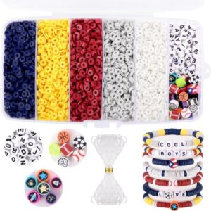 ست ساخت دستبند مهره‌ای 6000 عددی VELORA WORLD | Clay Beads Bracelet Kit