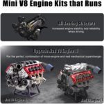 مینی کیت موتور V8 | Wauvmoss Mini V8 Engine Kits That Runs