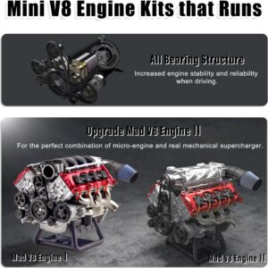 مینی کیت موتور V8 | Wauvmoss Mini V8 Engine Kits That Runs
