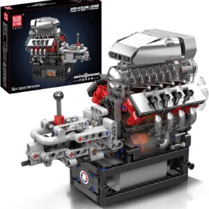 مجموعه موتور V8 مولد کینگ 10225 | Mould King 10225 V8 Engine
