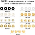 سِت ساخت دستبند AtRyx | AtRyx Bracelet Making Kit 2580 تایی مهره گِلی