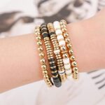 3000 مهره رُس‌پلیمری تیره برای دستبند | DIWANAE Bracelat Making Kit