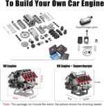 مینی کیت موتور V8 | Wauvmoss Mini V8 Engine Kits That Runs