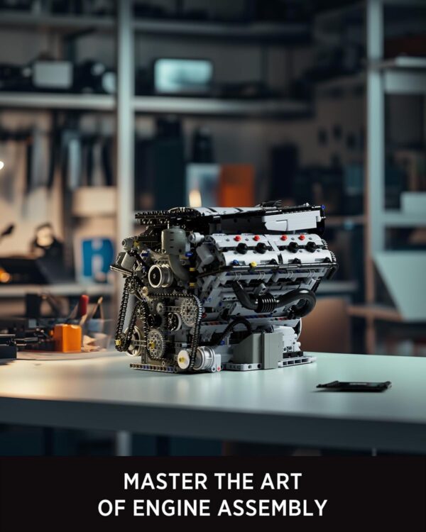 سِت ساخت موتور V8 nifeliz | Nifeliz V8 Engine Building Set (NF10287)
