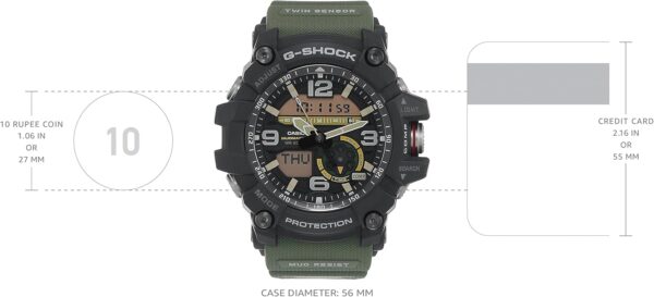 ساعت کاسیو جی‌شاک آنالوگ-دیجیتال | Casio GG-1000-1A3DR
