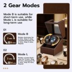 Mcbazel واچ وایندر 2 عددی | Watch Winder قهوه‌ای مدل MT-010067