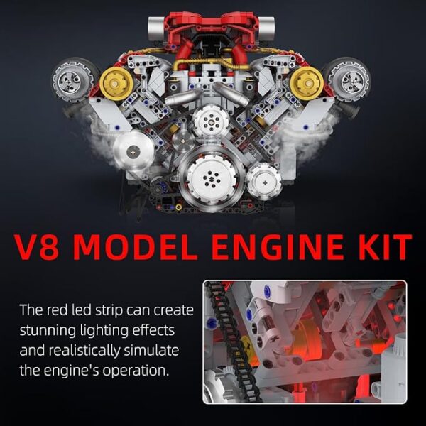 کیت موتور V8 الکتریکی Suplanet | مدل K96204 | 3168 قطعه - Image 4