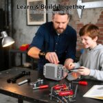 کیت موتور V8 478 قطعه KASTWAVE | مدل کارکرددار با صدا