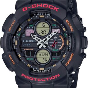 ساعت کاسیو جی‌شاک آنالوگ-دیجیتال مشکی GA-140-1A4DR | Casio G-Shock