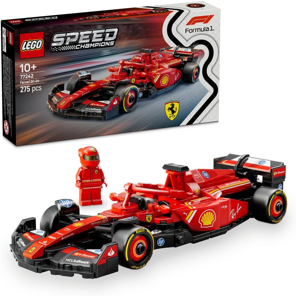 لگو اسپید چمپینز فراری SF-24 F1 | LEGO 77242 - Image 1 لگو اسپید چمپینز فراری SF-24 F1 | LEGO 77242