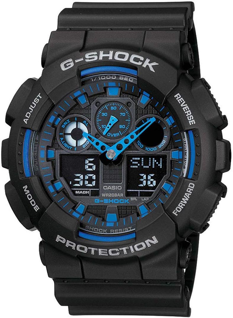 ساعت کاسیو جی شاک مردانه GA-100-1A2 | Casio G-Shock - Image 1 ساعت کاسیو جی شاک مردانه GA-100-1A2 | Casio G-Shock
