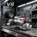 مجموعه موتور V8 Suplanet | کیت مکانیکی با نور و موتور (664 قطعه) | K96212