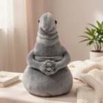 عروسک پولیشی کوچک هیولای خاکستری (نرم و پُر)