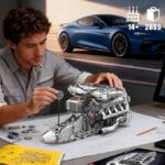 مجموعه موتور V8 دوقلو توربو Mould King 10168 | کیت 2899 تکه‌ای - Image 6