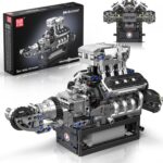 مچ‌کینگ مدل 10206 موتور V8 | Mould King 10206 V8 Engine Model kit