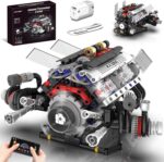 مجموعه موتور V8 Suplanet | کیت مکانیکی با نور و موتور (664 قطعه) | K96212