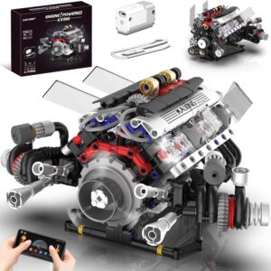 مجموعه موتور V8 Suplanet | کیت مکانیکی با نور و موتور (664 قطعه) | K96212
