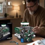 Mould King 10182 | کیت مدل موتور V8 کارکردنی MOC - Image 5